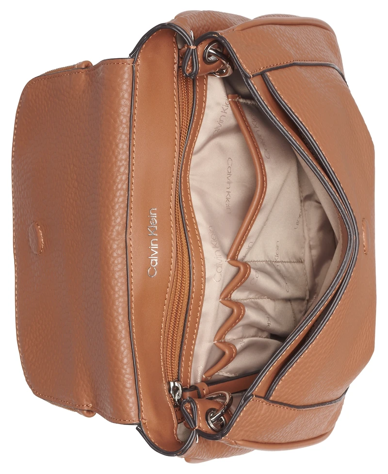 Calvin Klein Zulle Zip-Around Crossbody with Signature Hang Off
