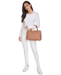 Calvin Klein Bianca Triple Compartment Convertible Satchel