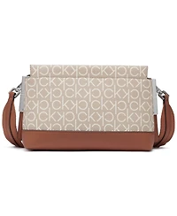 Calvin Klein Bianca Signature Adjustable Crossbody Bag