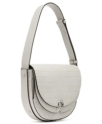 Calvin Klein Crisell Soft Croco Saddle Crossbody