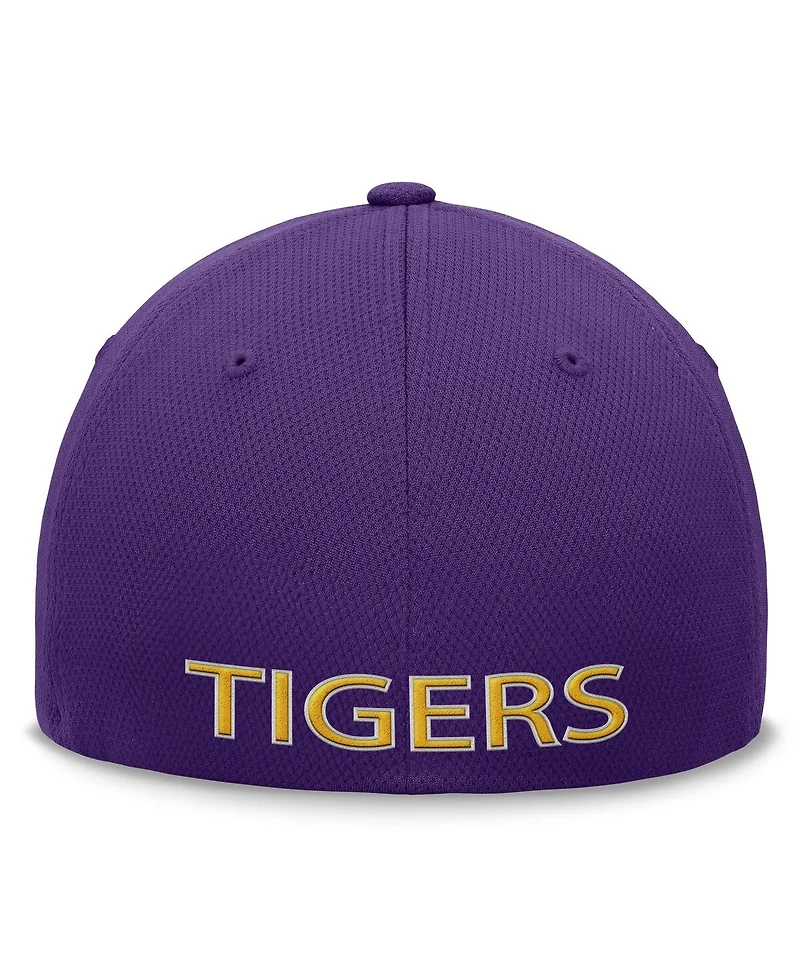 Top of the World Men's Purple Lsu Tigers Reflex 2.0 Flex Fit Hat
