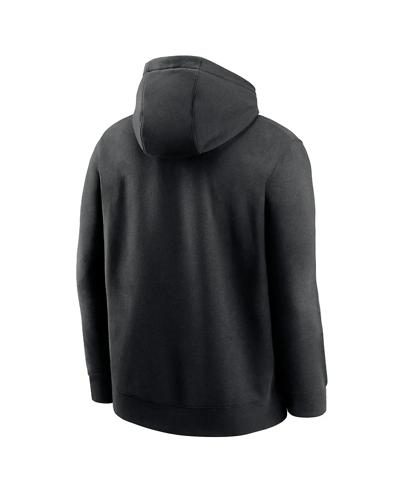 Nike Men's Black Washington Commanders Club Fleece Pullover Hoodie