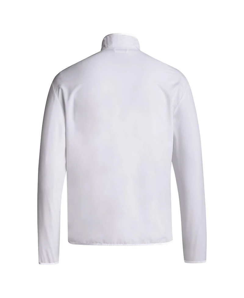 Adidas Men's White Washington Huskies 2024 Coaches Sideline Half-Zip Jacket