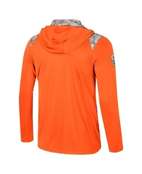 Colosseum Men's Orange Oklahoma State Cowboys Oht Military Appreciation Quarter-Zip Hoodie Jacket