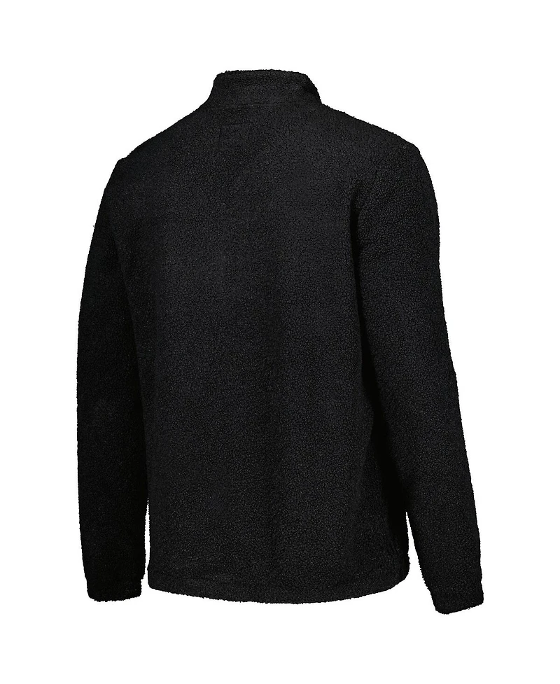 G-iii Sports by Carl Banks Men's Black Clemson Tigers Pinch Runner Half-Zip Top