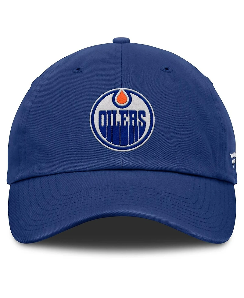 Fanatics Men's Blue Edmonton Oilers Decades Collection Adjustable Hat