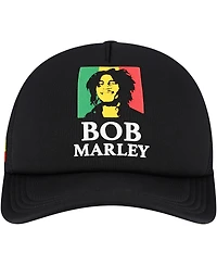 Lids Men's Black Bob Marley Trucker Adjustable Hat