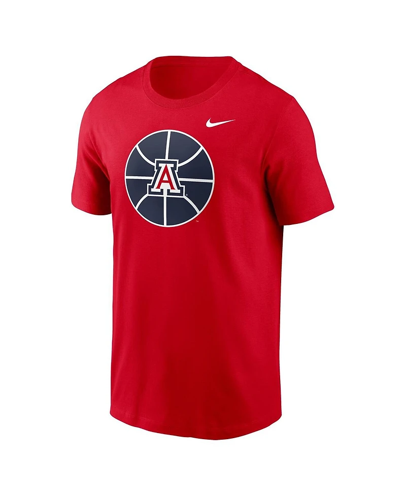 Nike Men's Red Arizona Wildcats Basketball Logo T-Shirt
