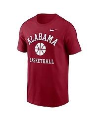 Nike Men's Crimson Alabama Crimson Tide Basketball Icon T-Shirt