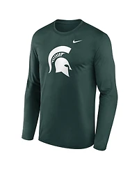 Nike Men's Green Michigan State Spartans Primetime Primary Legend Long Sleeve T-Shirt