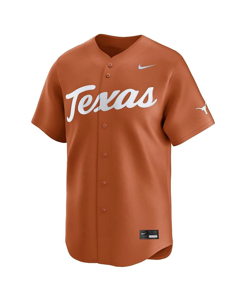 Nike Men's Texas Orange Longhorns College Limited Baseball Jersey