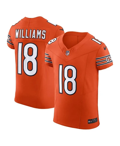 Nike Men's Caleb Williams Orange Chicago Bears Alternate Vapor F.u.s.e. Elite Jersey