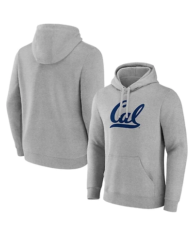 Fanatics Men's Heather Gray Cal Bears Primary Logo Pullover Hoodie
