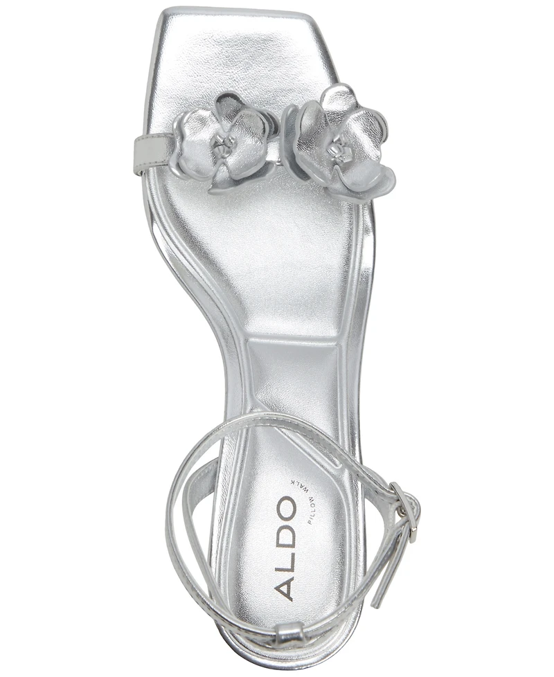 Aldo Women's Daisyrose Floral Kitten-Heel Dress Sandals