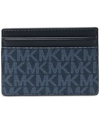 Michael Kors Men's Malone Leather Colorblocked Logo Card Case