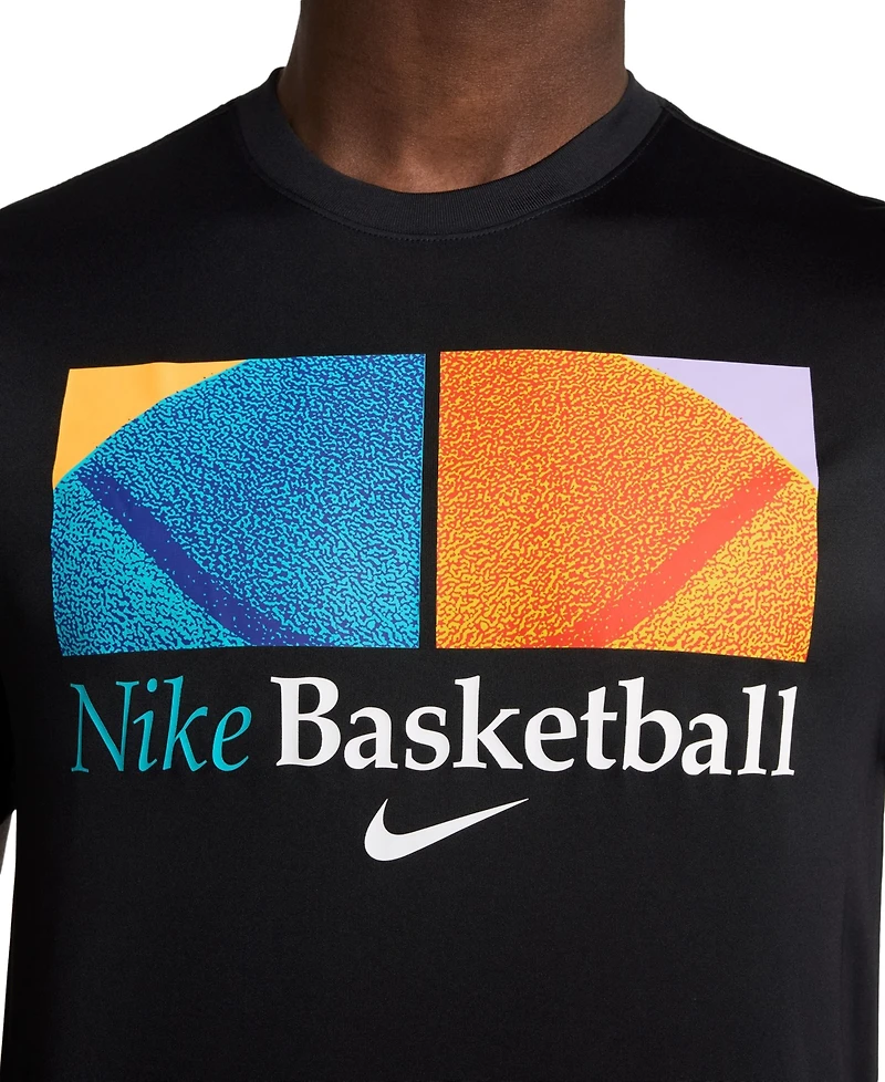 Nike Men's Dri-fit Classic-Fit Graphic Basketball T-Shirt