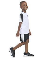 adidas Toddler & Little Boys Short-Sleeve Soccer T-Shirt & Shorts, 2 Piece Set
