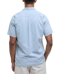 Barbour Men's Nelson Linen Short Sleeve Summer Shirt