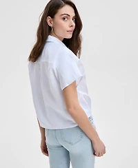 I.n.c. International Concepts Women's Tie-Front Blouse