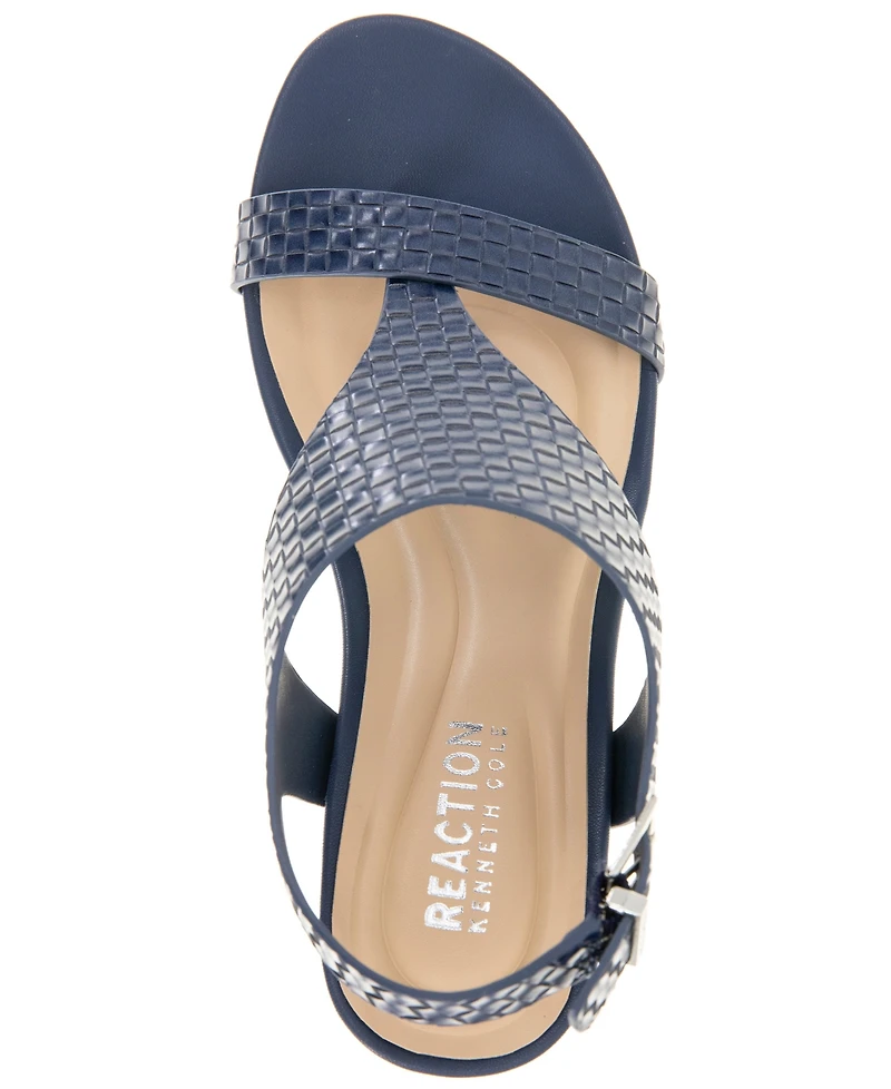Kenneth Cole Reaction Women's Greatly Thong Almond Toe Wedge Sandals