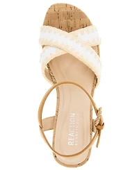 Kenneth Cole Reaction Women's Reeva Raffia Platform Dress Sandals