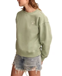 Lucky Brand Women's Lucky Crewneck Sweatshirt