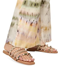 Aldo Women's Lindya Embellished Strappy Toe-Loop Flat Sandals