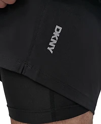 Dkny Men's Core Valley Stretch Performance 7" Volley Shorts