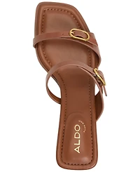 Aldo Women's Maymay Buckle Double Band Block-Heel Slide Sandals