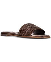 Aldo Women's Oceania Embroidered Slide Flat Sandals