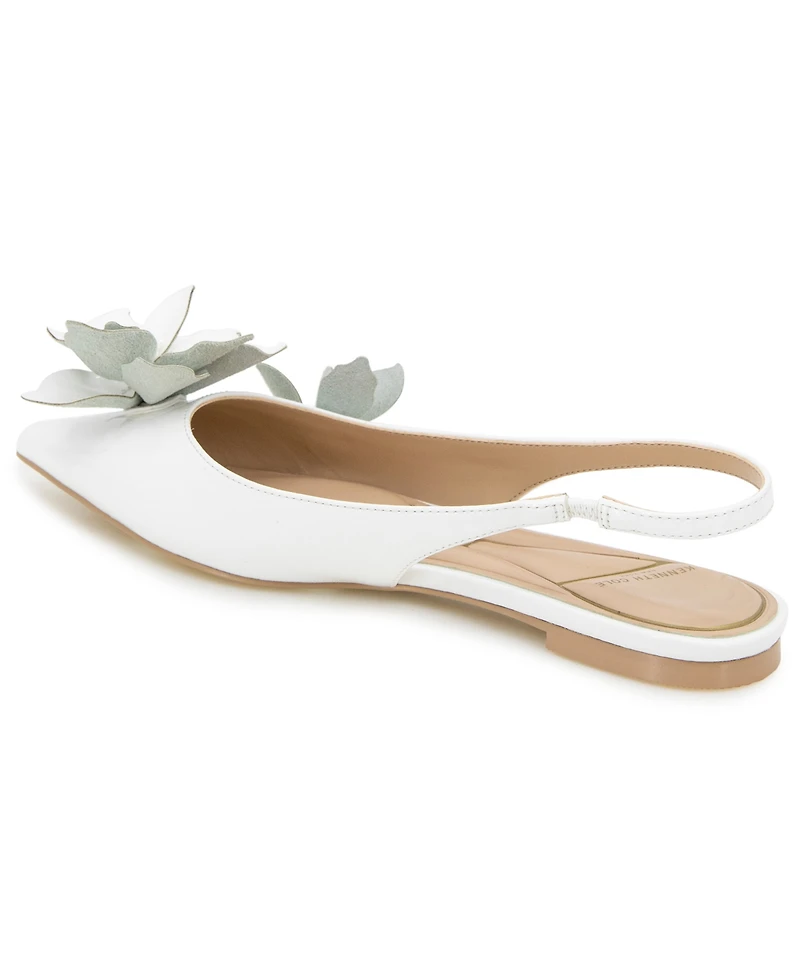 Kenneth Cole New York Women's Tayla Pointed Toe Slingback Flats