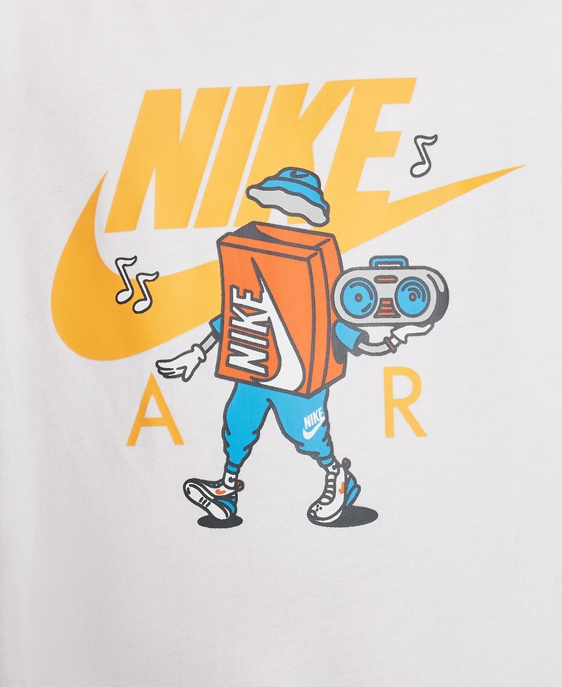 Nike Big Kids Sportswear Printed Crewneck T-Shirt