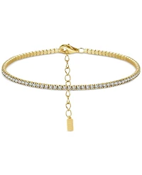 Ben Oni Cubic Zirconia Ankle Bracelet