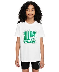 Nike Big Kids Sportswear Printed Crewneck T-Shirt