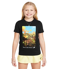 Nike Big Kids Sportswear Printed Crewneck T-Shirt