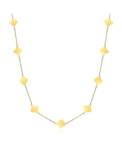 The Lovery Mini Gold Clover Necklace 14K Gold