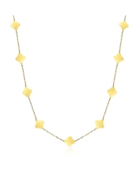The Lovery Mini Gold Clover Necklace 14K Gold