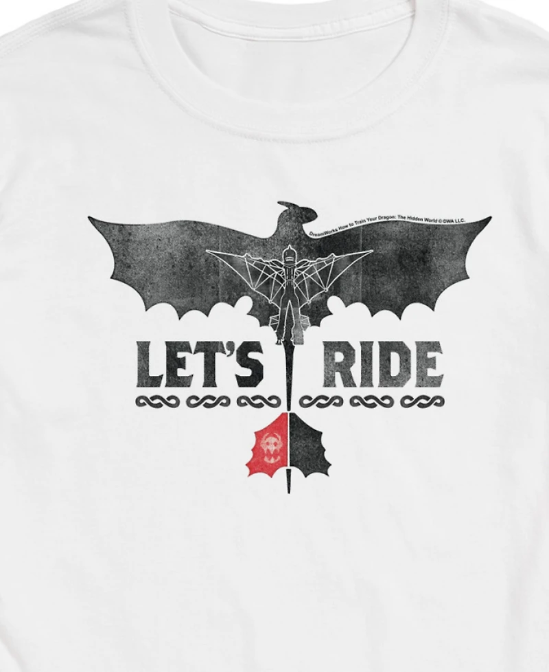 Airwaves Men's How To Train Your Dragon Lets Ride Short Sleeve T-Shirt