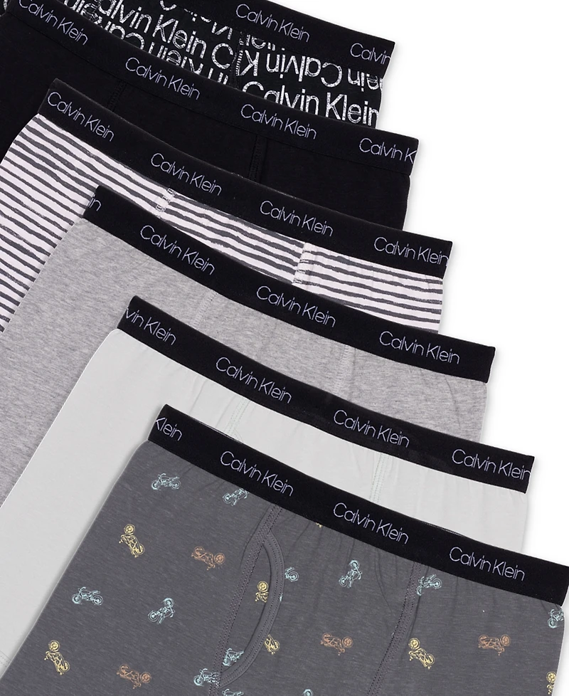 Calvin Klein Boys 6 Pack Boxer Brief