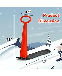 1-Rider Snow Scooter with Grip Handle