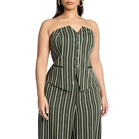 Eloquii Women's Suiting Bustier