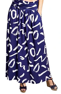 HotSquash London Women's Luxury Roll Top Maxi Skirt