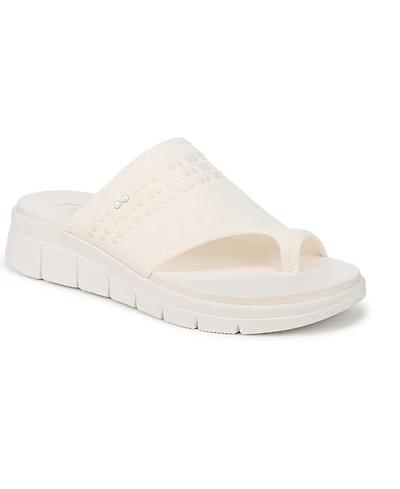 Ryka Women's Elegance Washable Toe Loop Slide Sandals