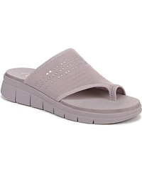 Ryka Women's Elegance Washable Toe Loop Slide Sandals