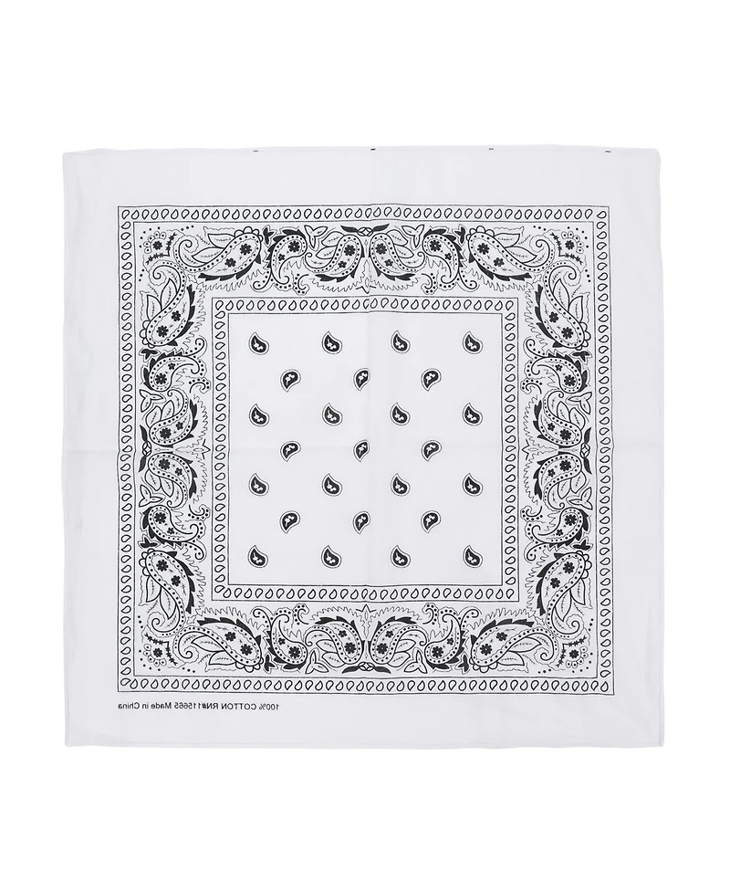 Bioworld Lightweight White 22"x22" 6-Pack Bandana Set