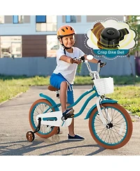 Kids Bike with Front Handbrake 2 Training Wheels