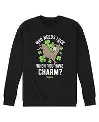 Airwaves Men's Shrek Luck Charm Donkey Long Sleeve Fleece