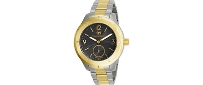 Technomarine Men's Tm-818004 MoonSun Quartz Charcoal Dial Watch
