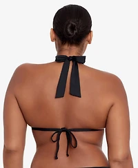 Lauren Ralph Mold Cup Halter Bikini Bra Top