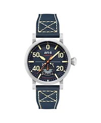 Avi-8 Men's Dambuster Chadwick Meca-Quartz Leather Strap Watch